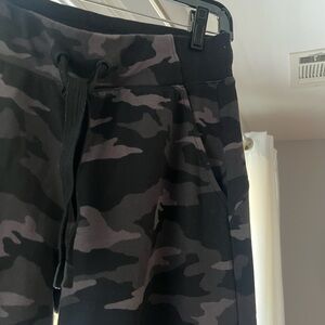 Athleta Black and Dark Gray Activewear Pants